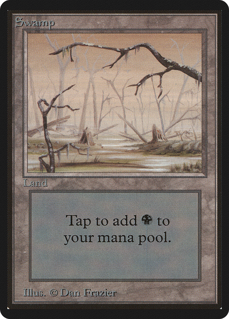 Swamp — Limited Edition Beta — Magic: The Gathering
