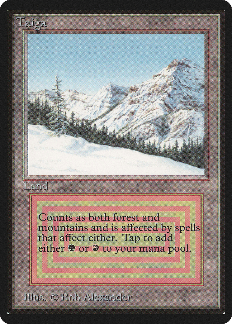 Taiga — Limited Edition Beta — Magic: The Gathering