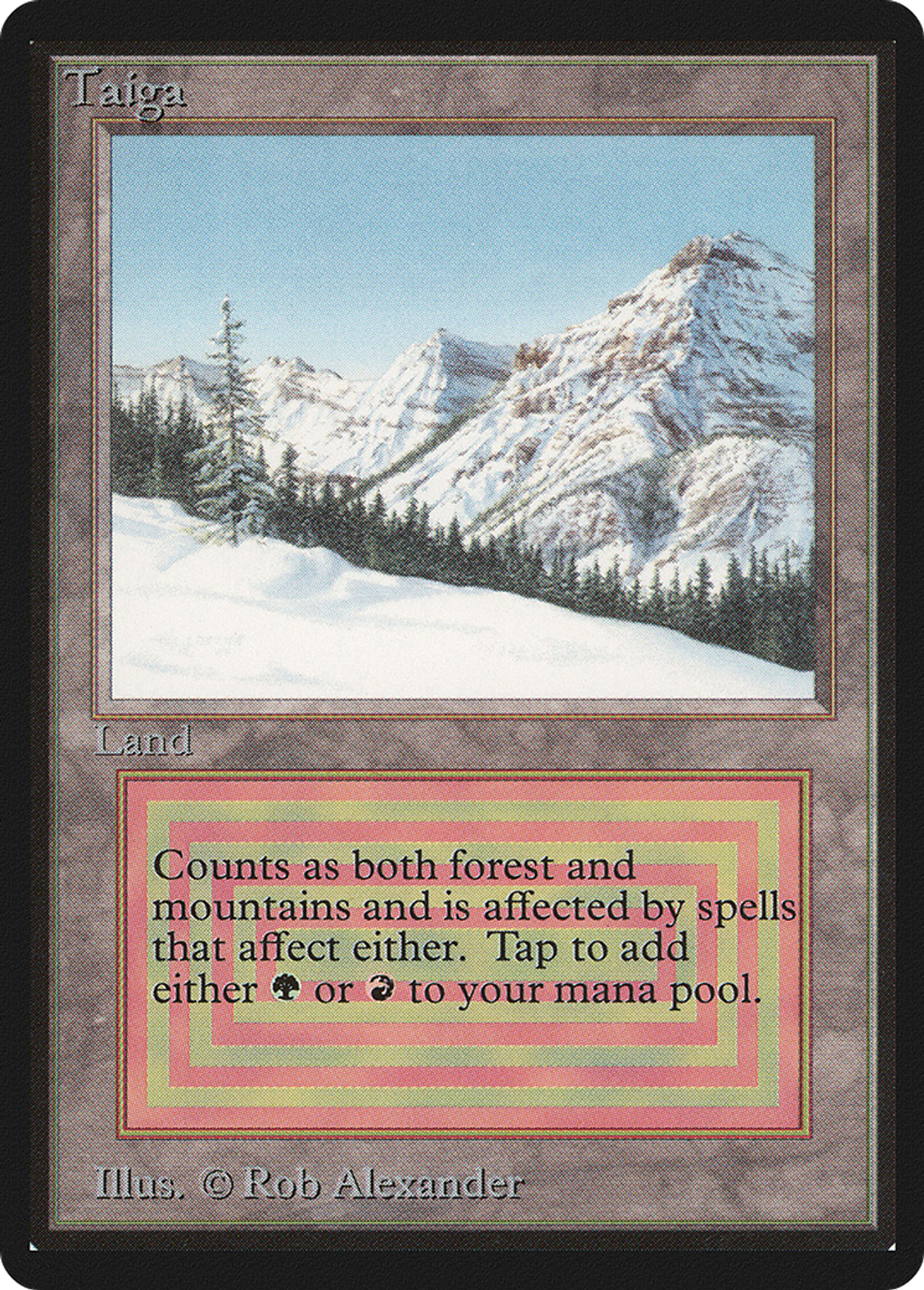 Taïga — Limited Edition Beta — Magic: The Gathering