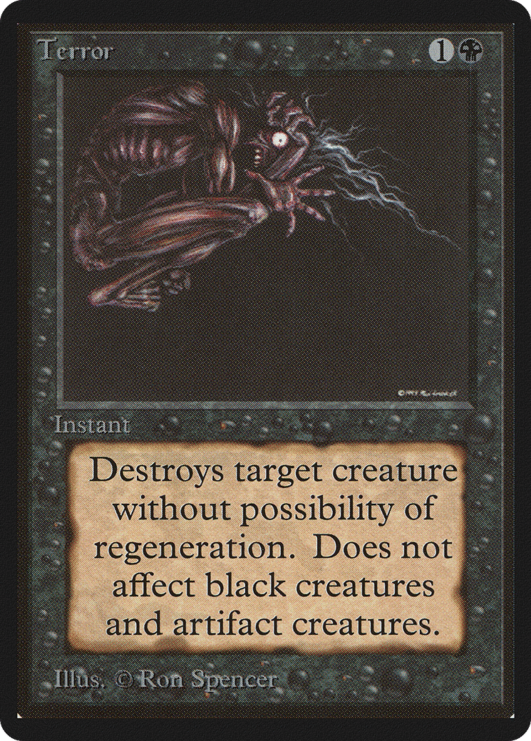 Terror — Limited Edition Beta — Magic: The Gathering