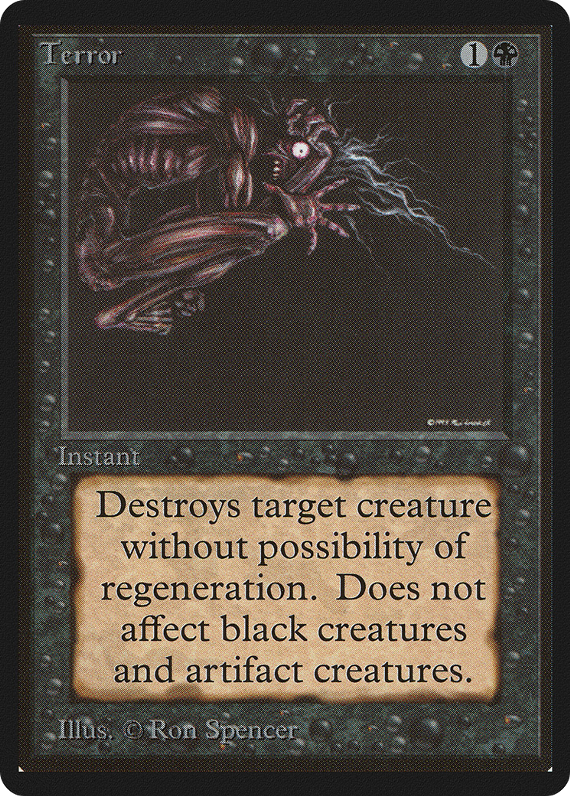 Terreur — Limited Edition Beta — Magic: The Gathering