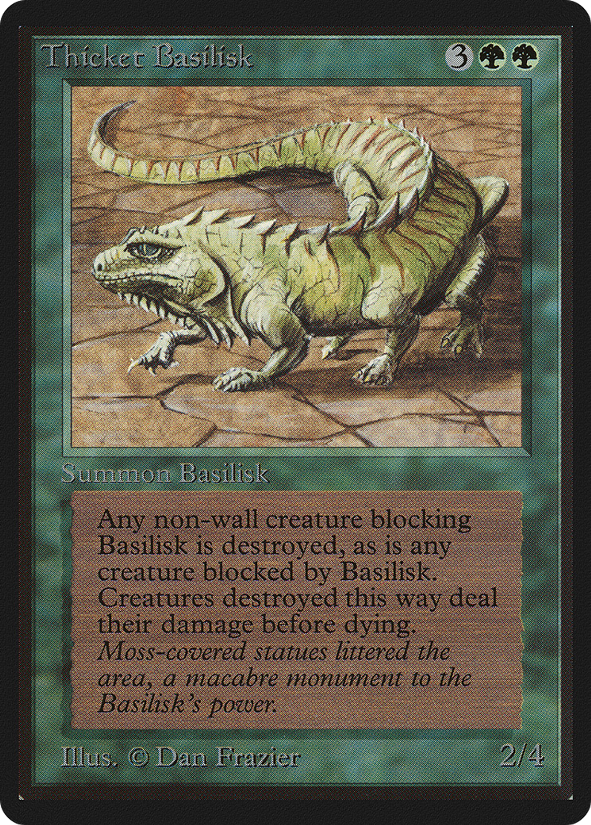 Basilic des halliers - Magic: The Gathering