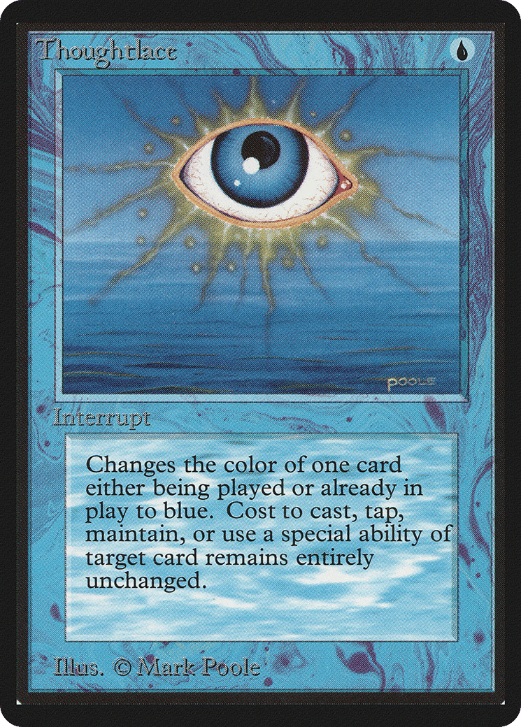 Thoughtlace — Limited Edition Beta — Magic: The Gathering