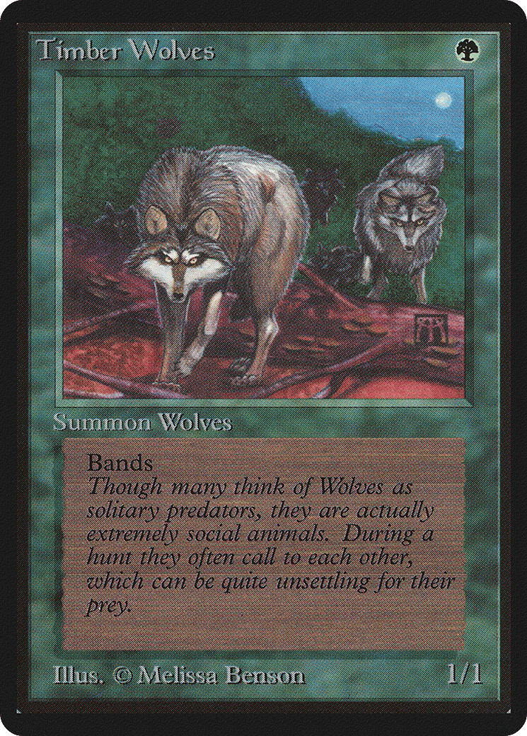 Loups des forêts — Limited Edition Beta — Magic: The Gathering