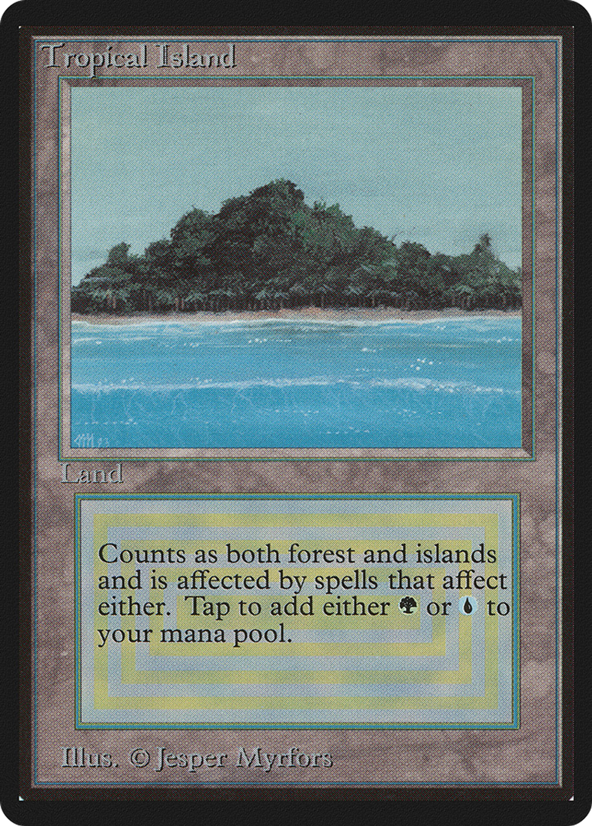 Ile tropicale — Limited Edition Beta — Magic: The Gathering