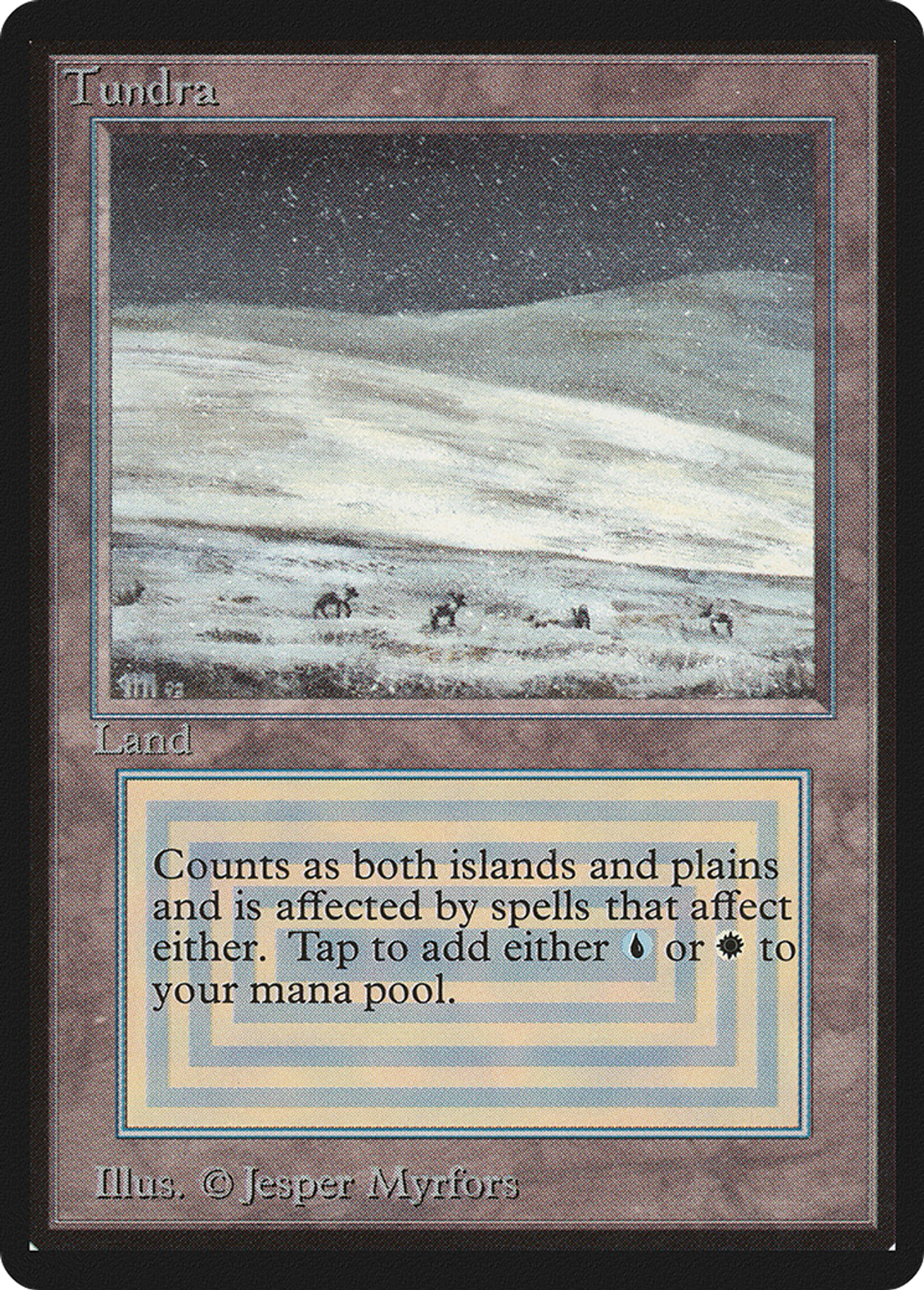 Toundra — Limited Edition Beta — Magic: The Gathering