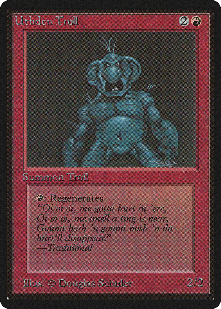 Troll d'Uthden — Limited Edition Beta — Magic: The Gathering