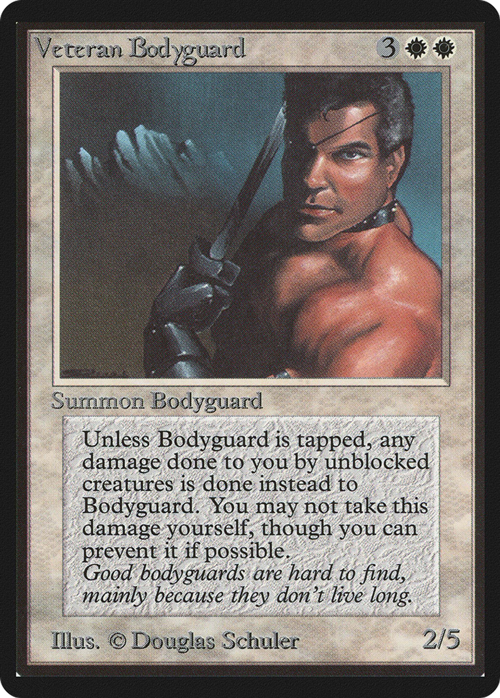 Garde du corps émérite — Limited Edition Beta — Magic: The Gathering