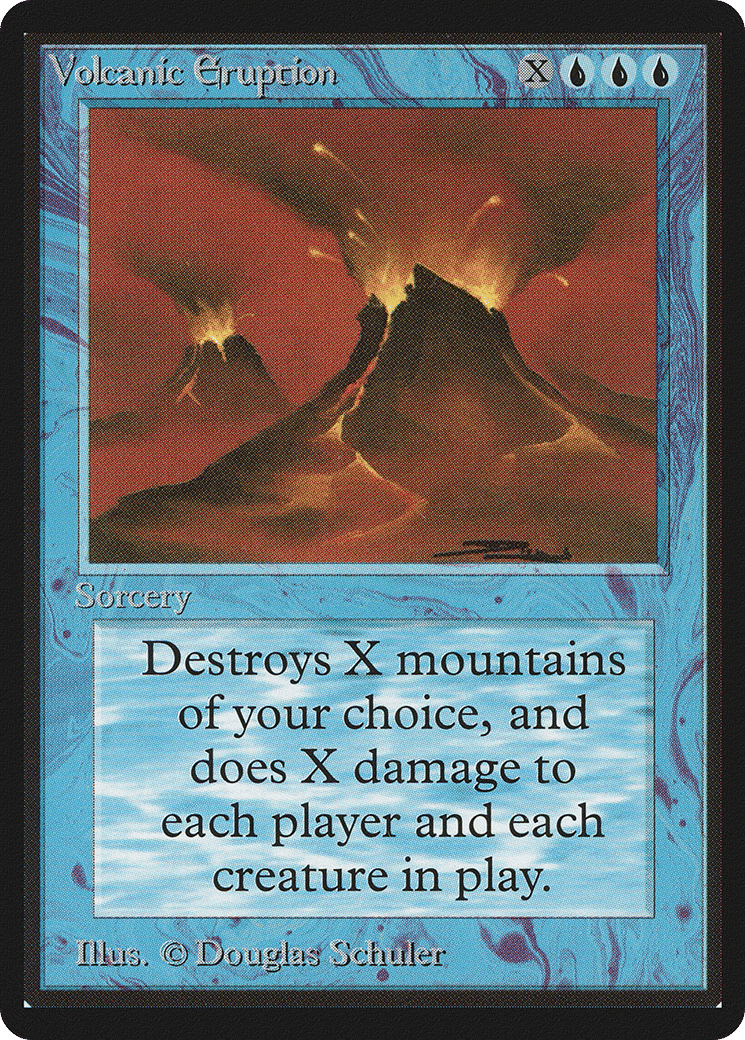 Volcanic Eruption — Limited Edition Beta — Magic: The Gathering