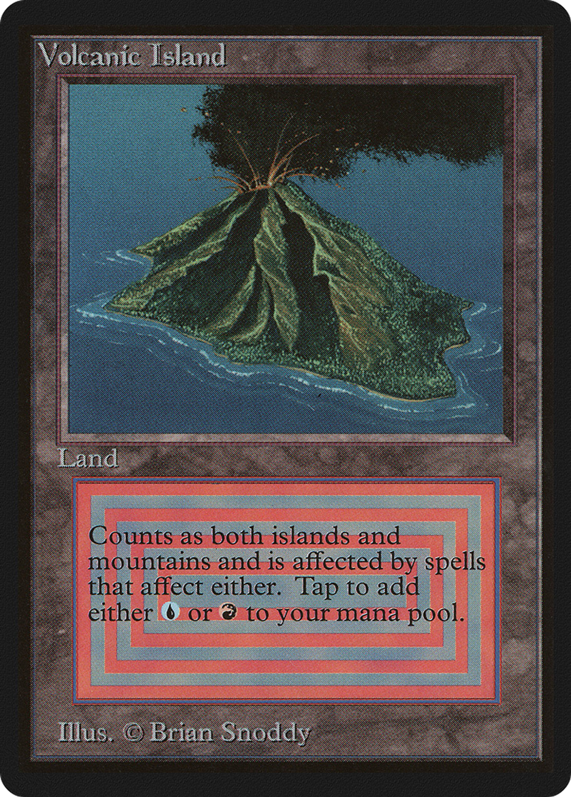 Ile volcanique — Limited Edition Beta — Magic: The Gathering
