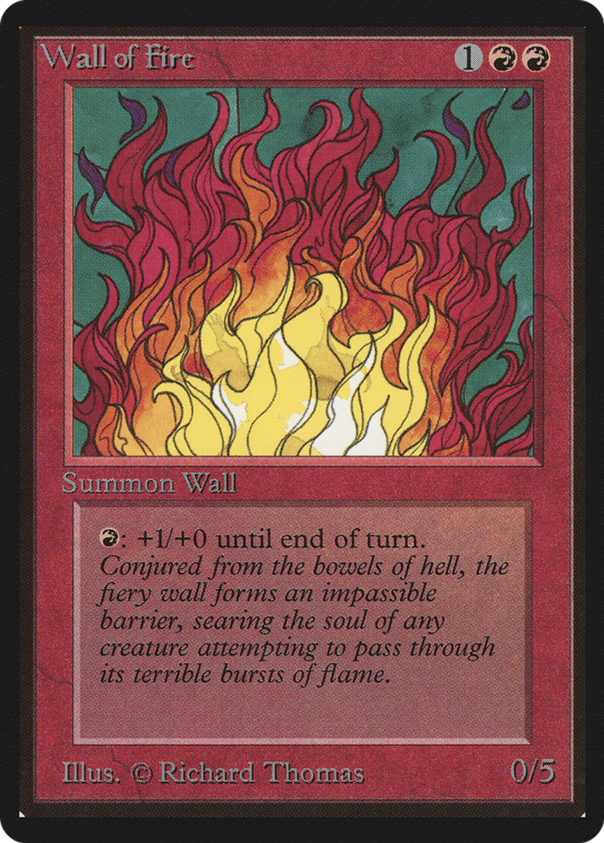Mur de feu — Limited Edition Beta — Magic: The Gathering