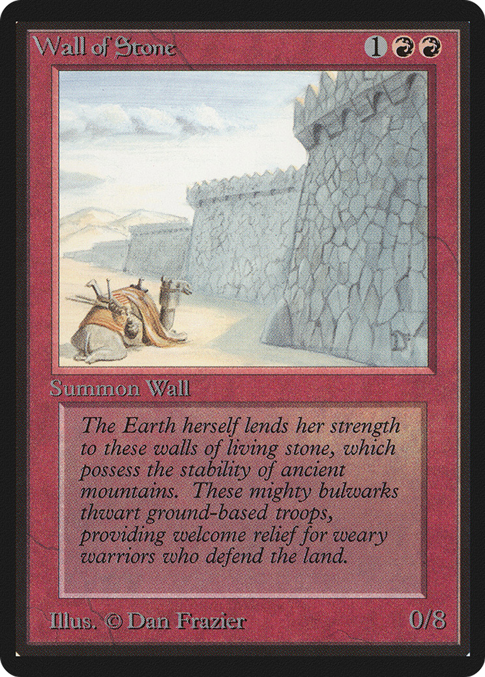 Mur de pierre — Limited Edition Beta — Magic: The Gathering