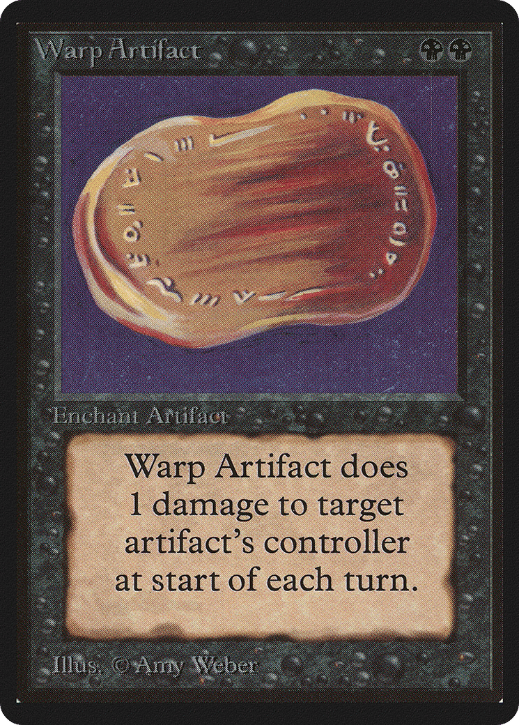Warp Artifact — Limited Edition Beta — Magic: The Gathering