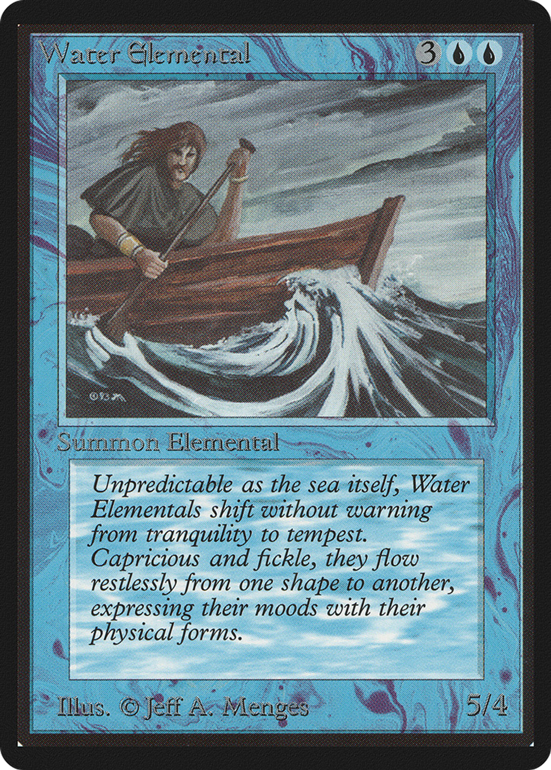 Water Elemental — Limited Edition Beta — Magic: The Gathering