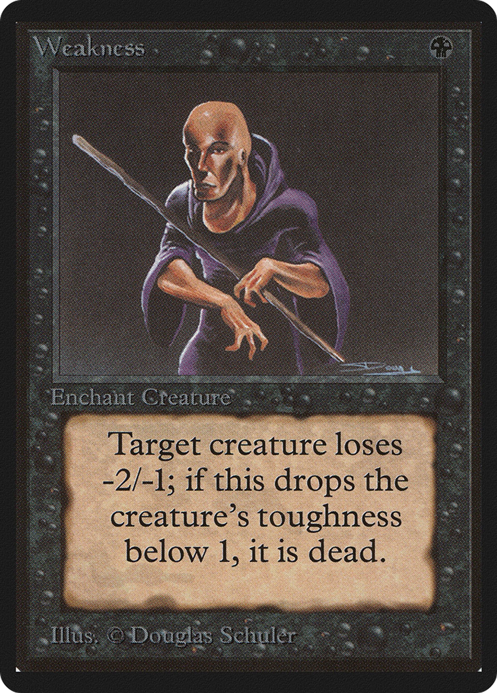 Weakness — Limited Edition Beta — Magic: The Gathering