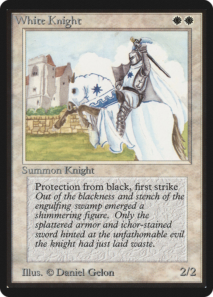White Knight — Limited Edition Beta — Magic: The Gathering