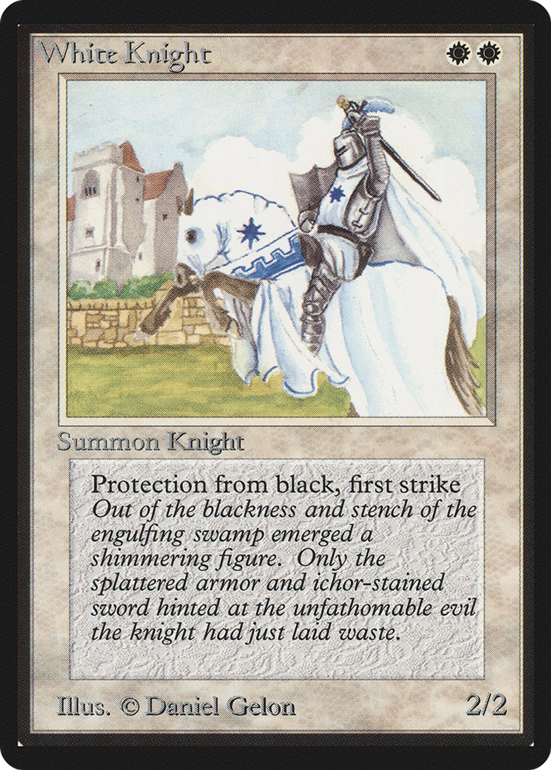 Chevalier blanc — Limited Edition Beta — Magic: The Gathering