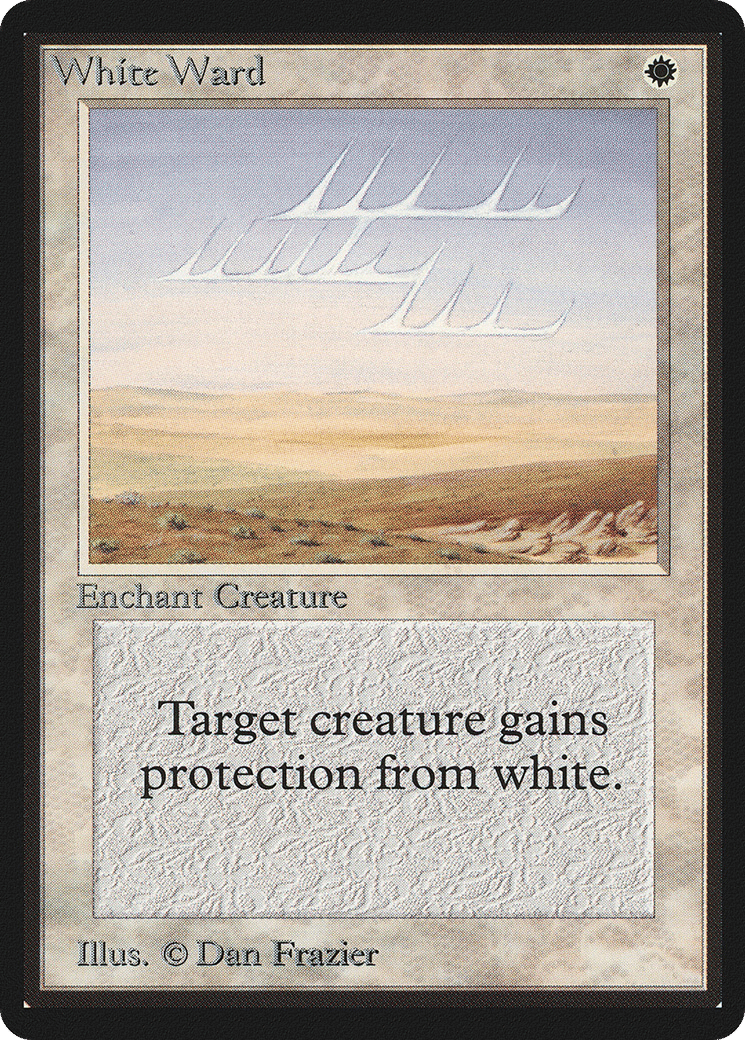 Rune de garde blanche — Limited Edition Beta — Magic: The Gathering