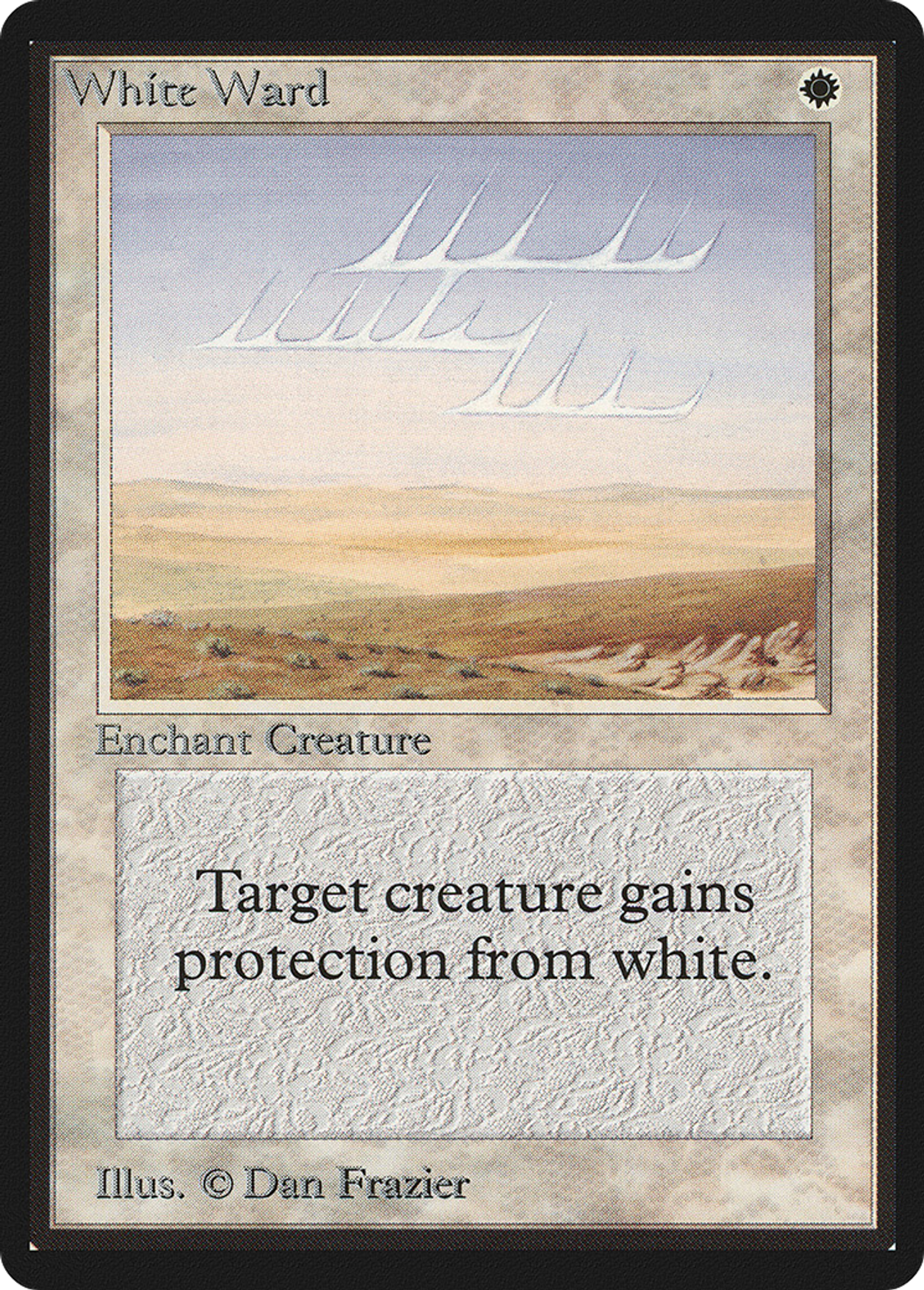 Rune de garde blanche — Limited Edition Beta — Magic: The Gathering