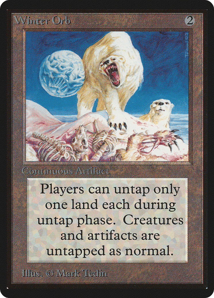 Winter Orb — Limited Edition Beta — Magic: The Gathering