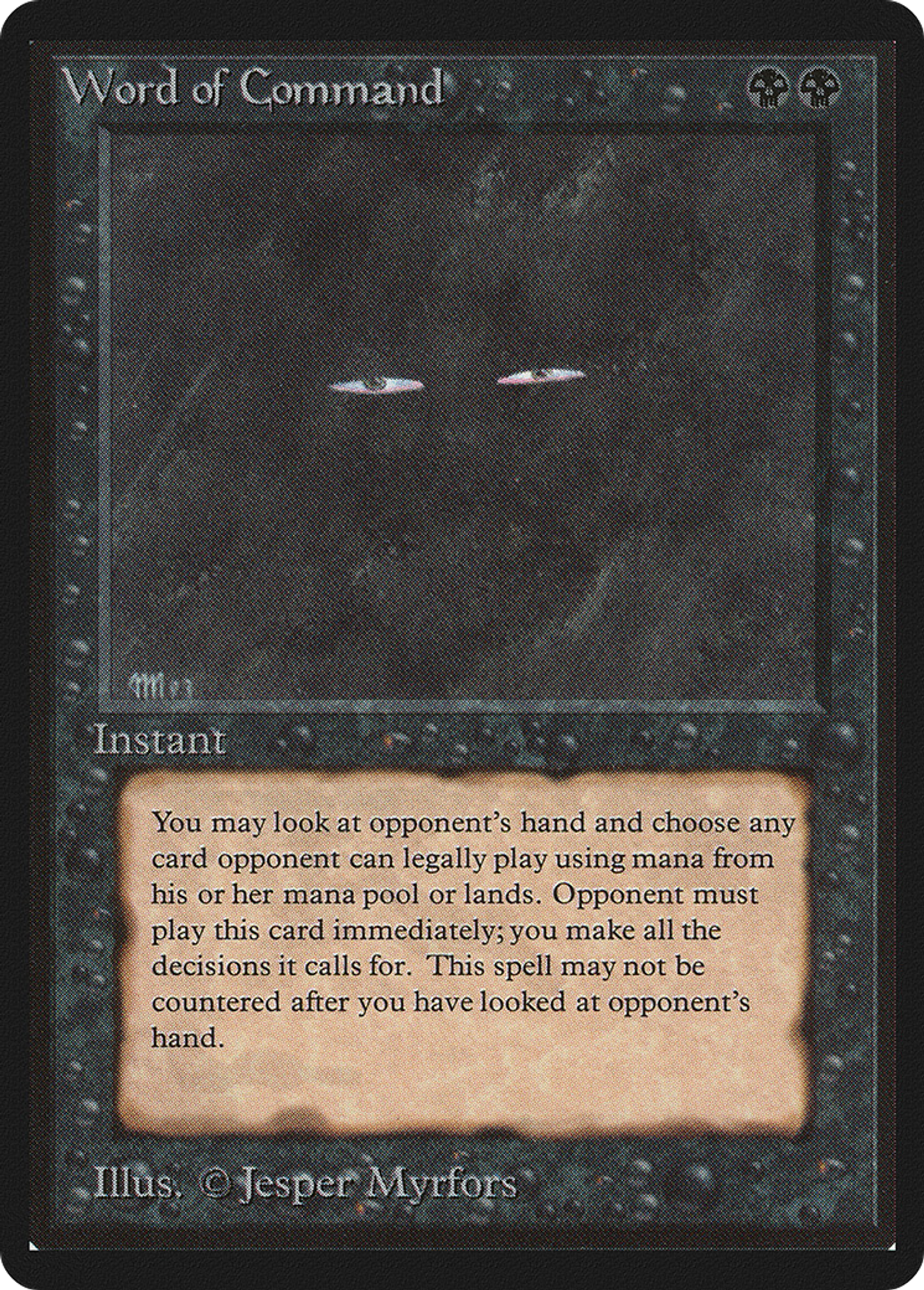 Word of Command — Limited Edition Beta — Magic: The Gathering