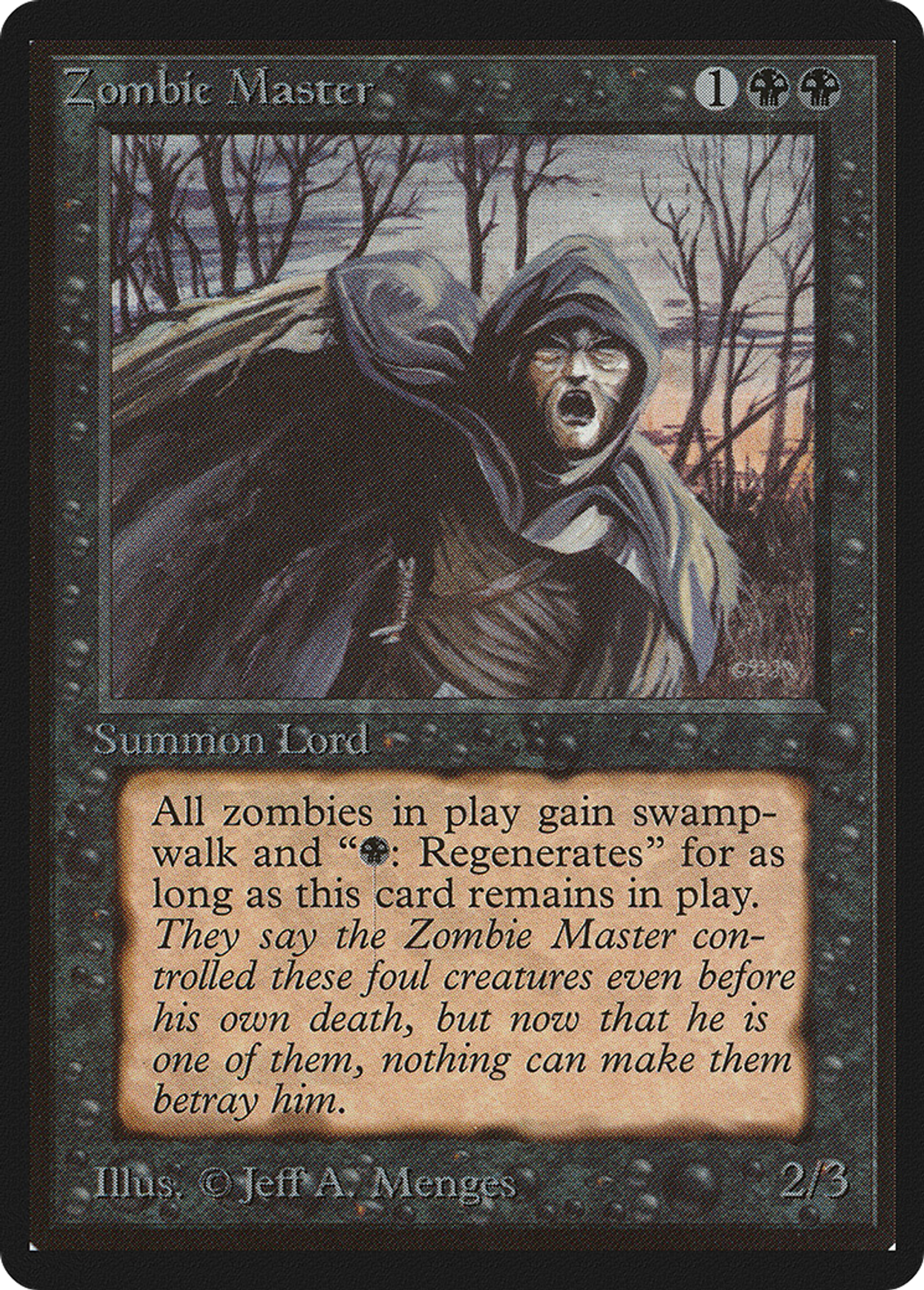 Maître des zombies — Limited Edition Beta — Magic: The Gathering