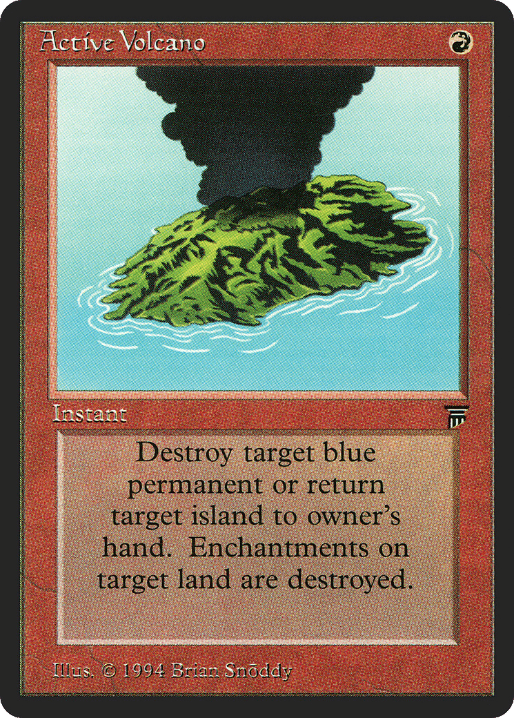 Active Volcano — Legends — Magic: The Gathering