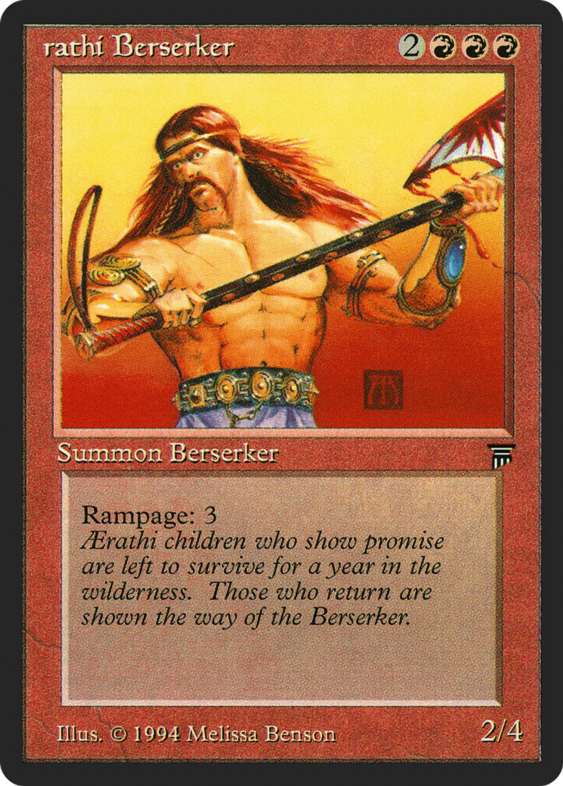Aerathi Berserker — Legends — Magic: The Gathering