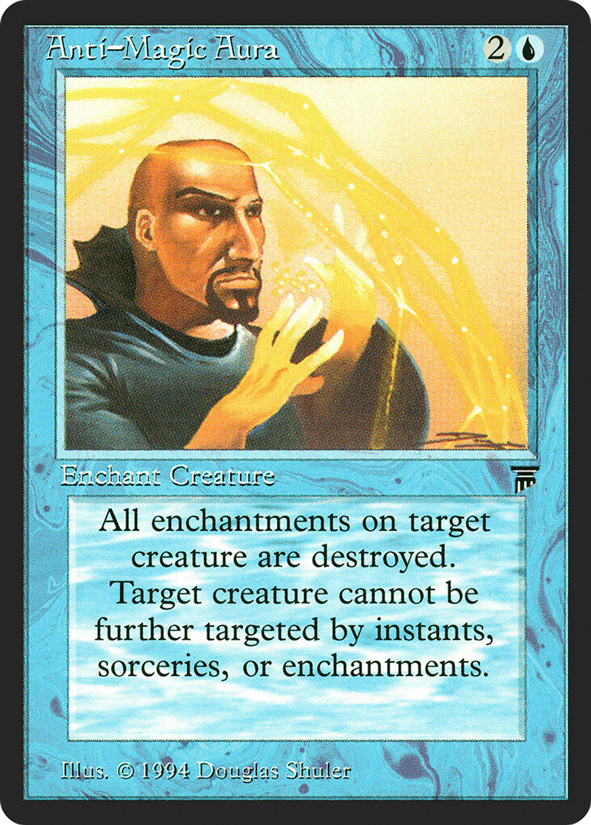 Anti-Magic Aura — Legends — Magic: The Gathering