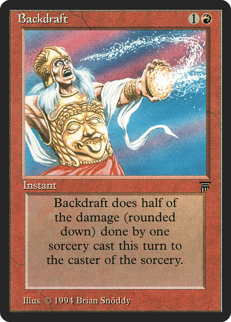 Backdraft — Legends — Magic: The Gathering