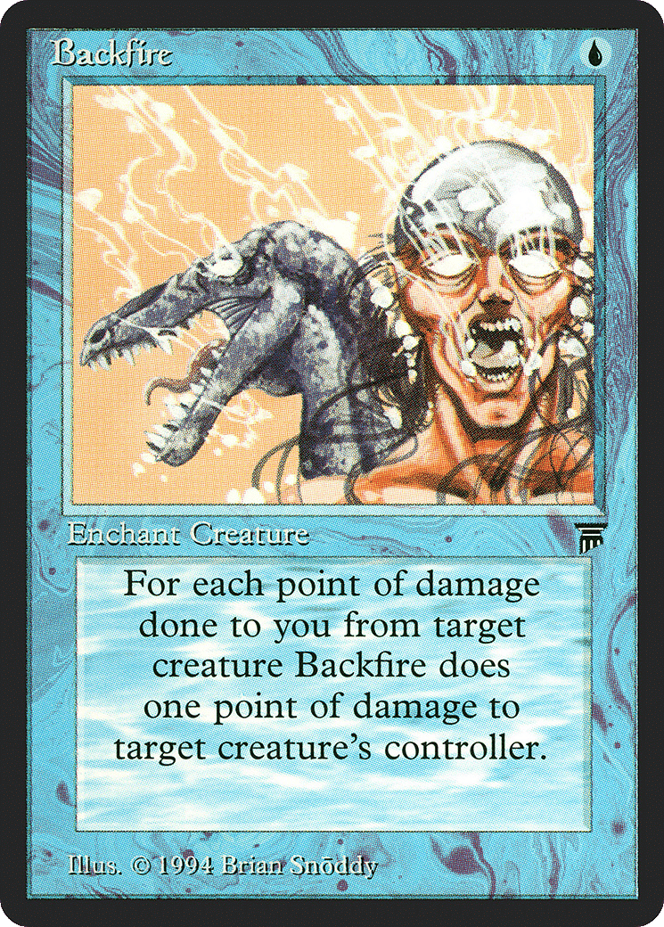 Backfire — Legends — Magic: The Gathering