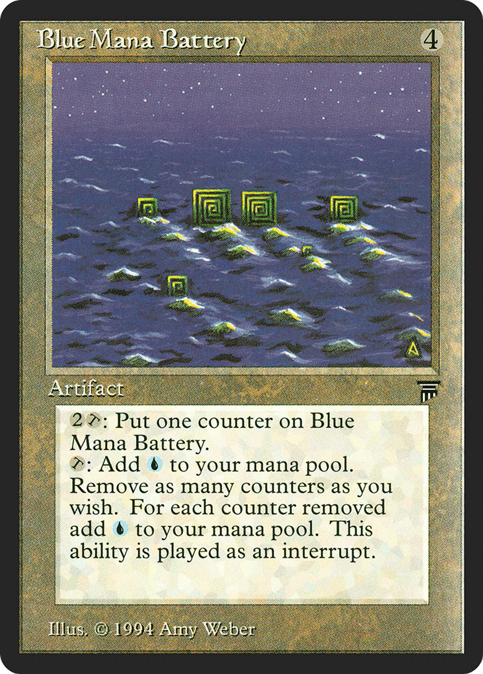 Blue Mana Battery — Legends — Magic: The Gathering