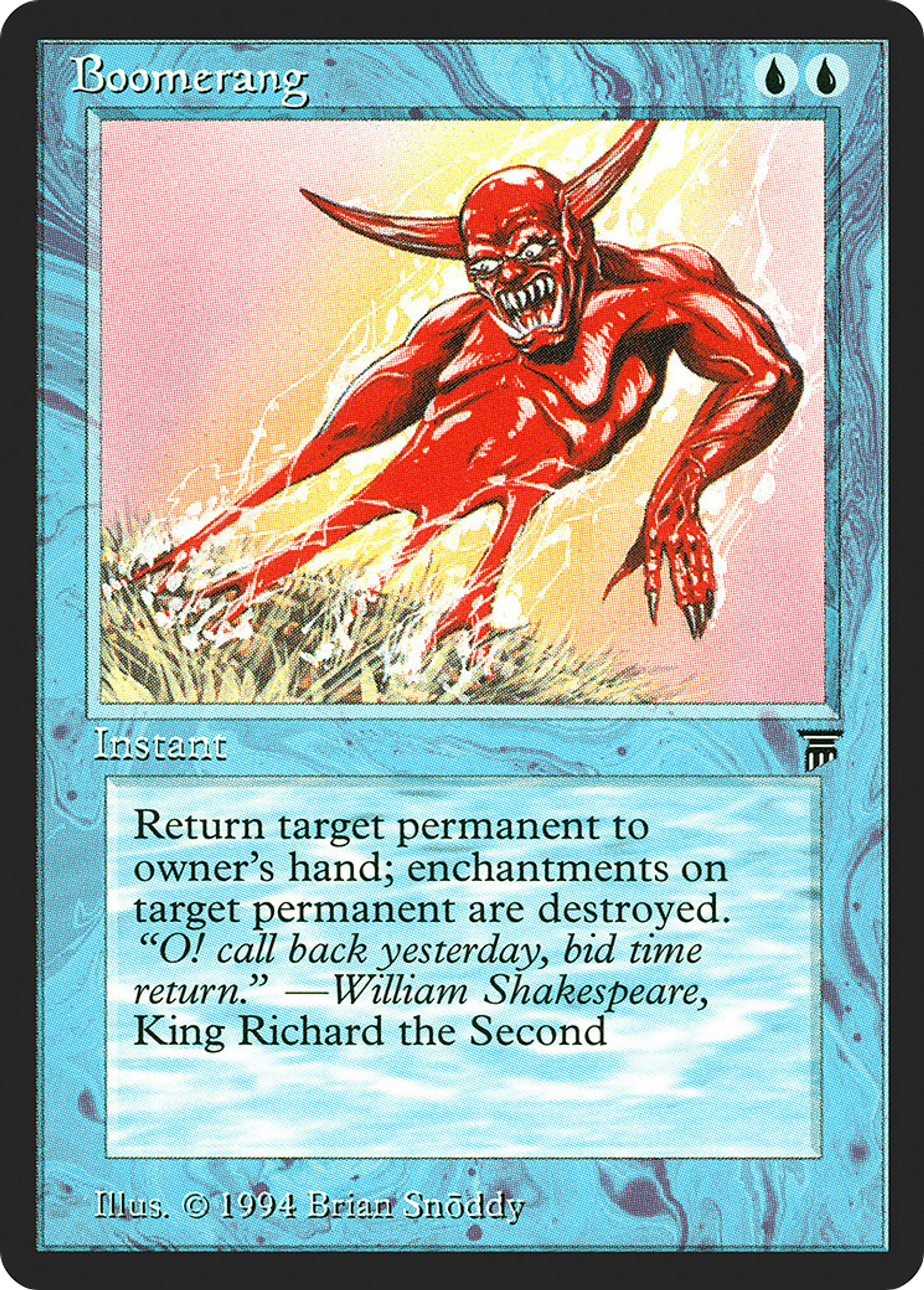 Boomerang — Legends — Magic: The Gathering