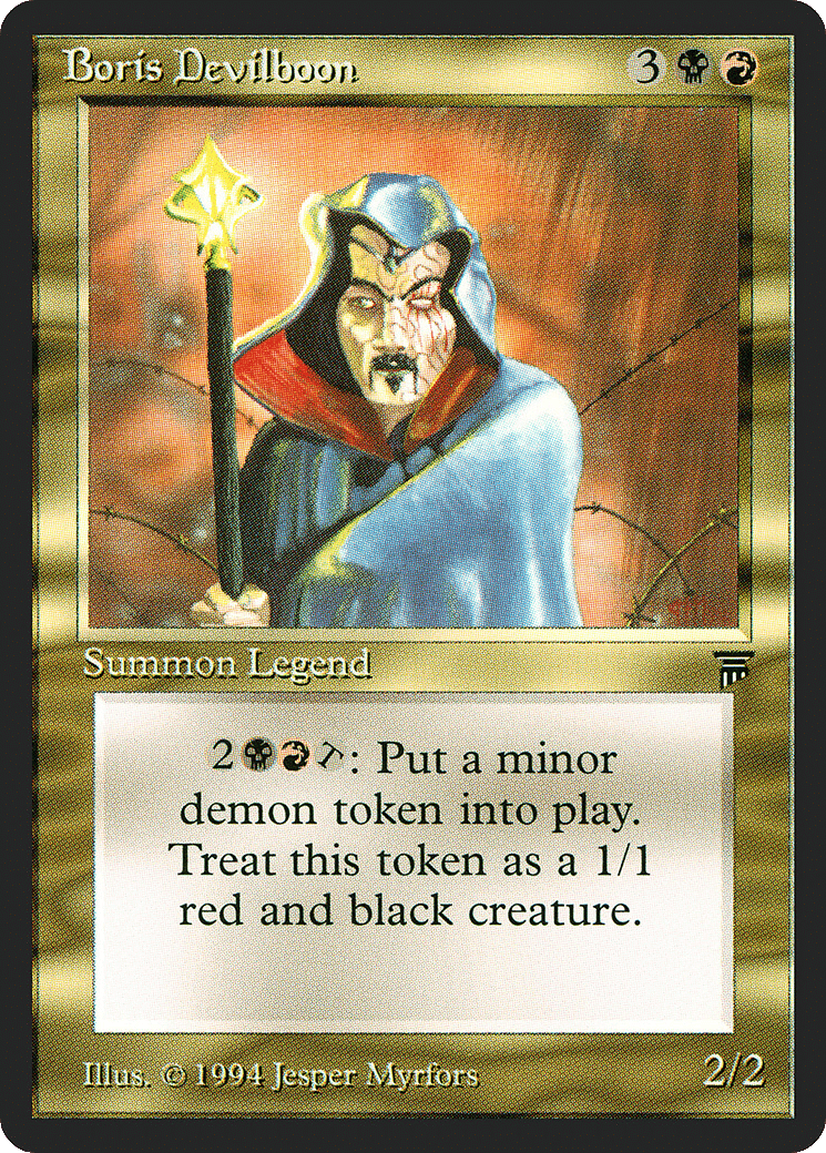 Boris Devilboon — Legends — Magic: The Gathering