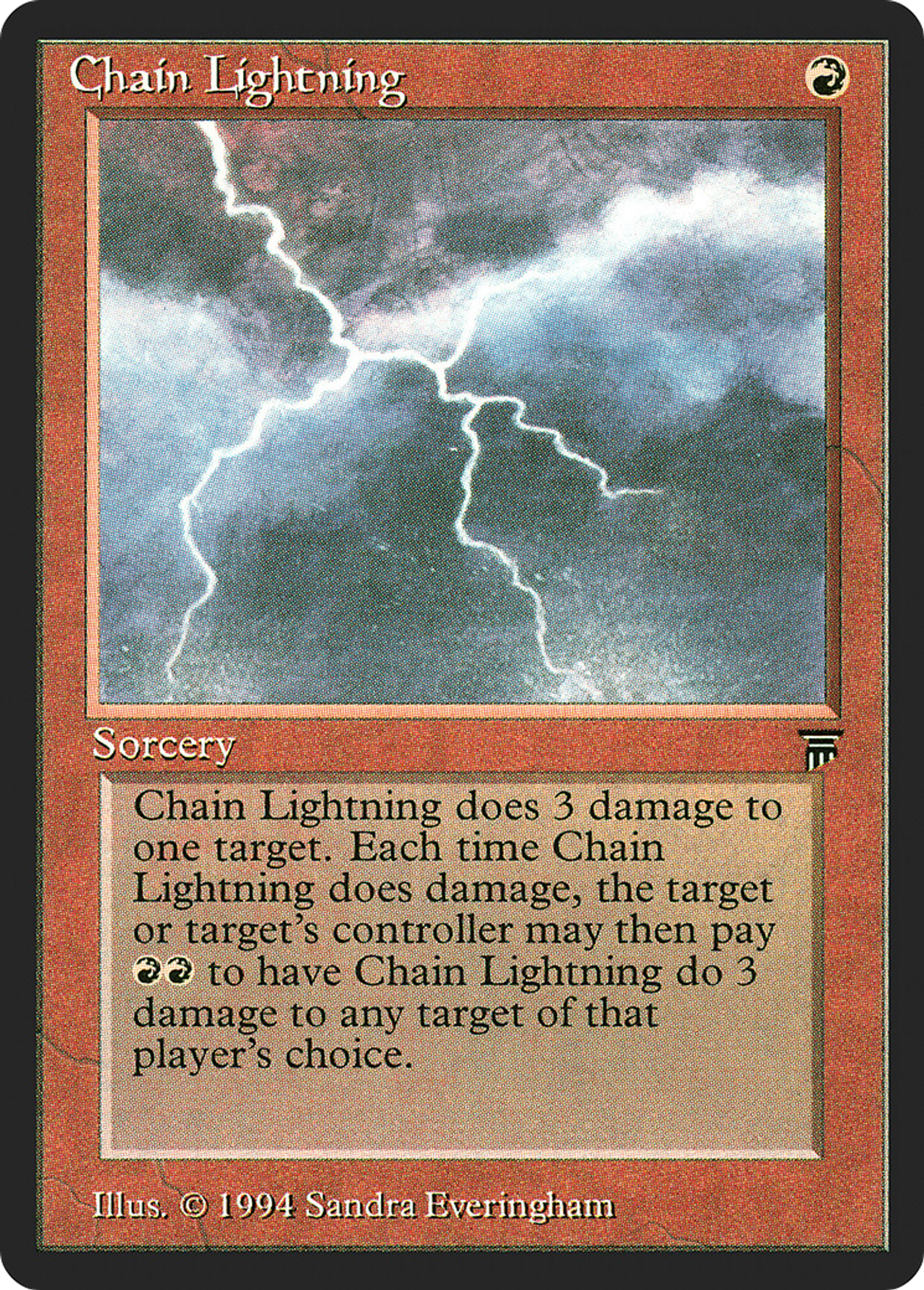 Chain Lightning — Legends — Magic: The Gathering