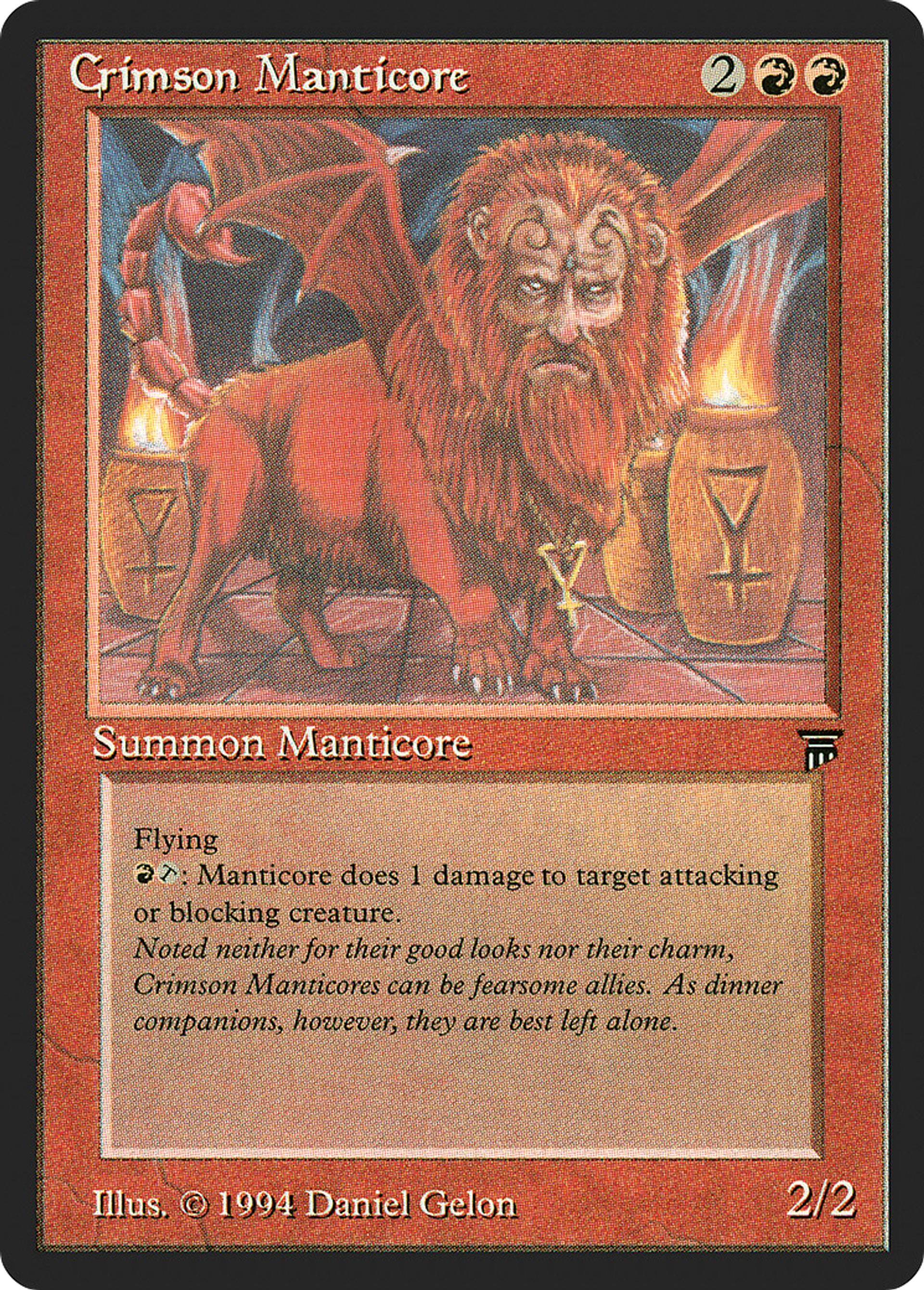 Crimson Manticore — Legends — Magic: The Gathering
