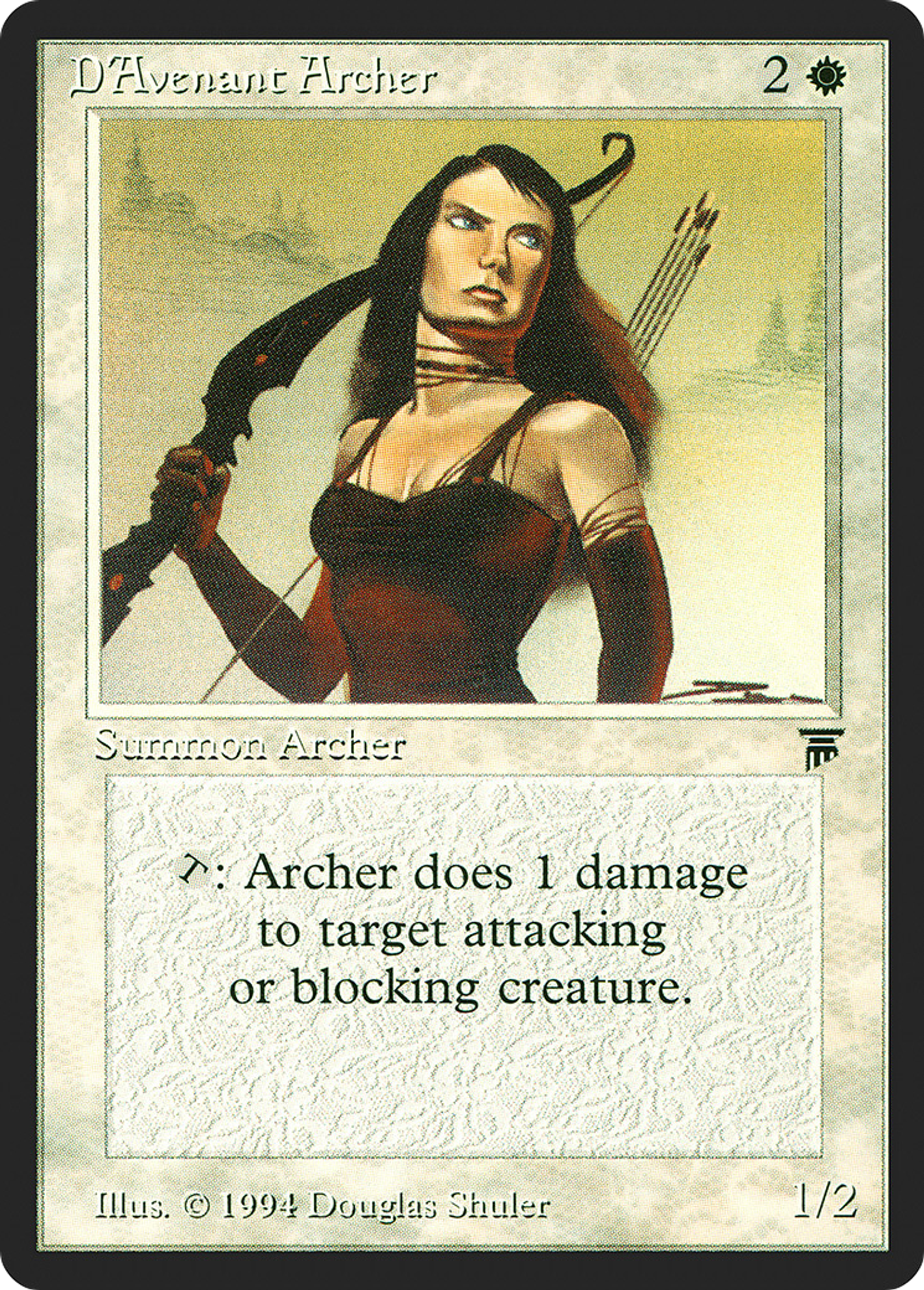 D'Avenant Archer — Legends — Magic: The Gathering