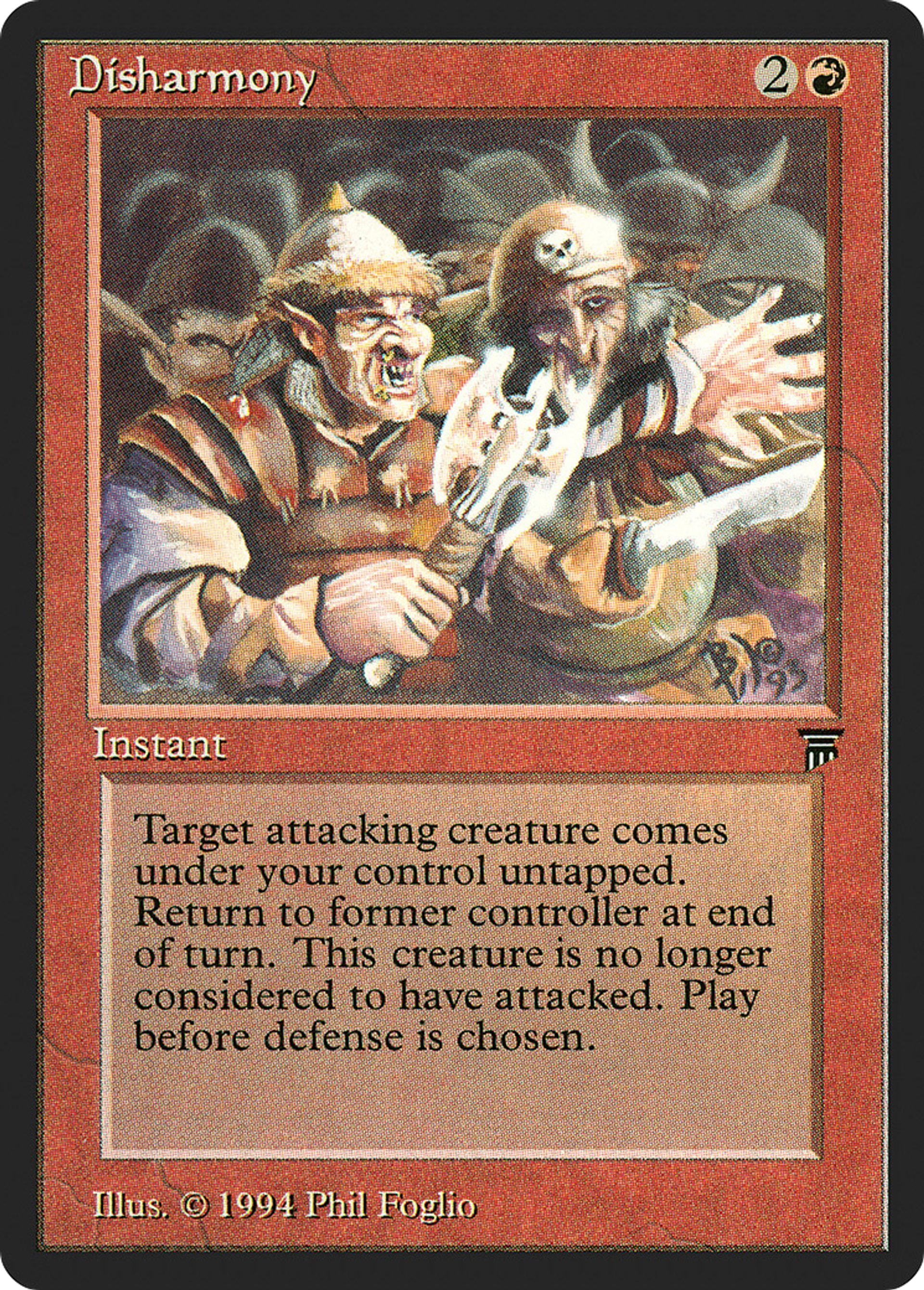 Disharmony — Legends — Magic: The Gathering