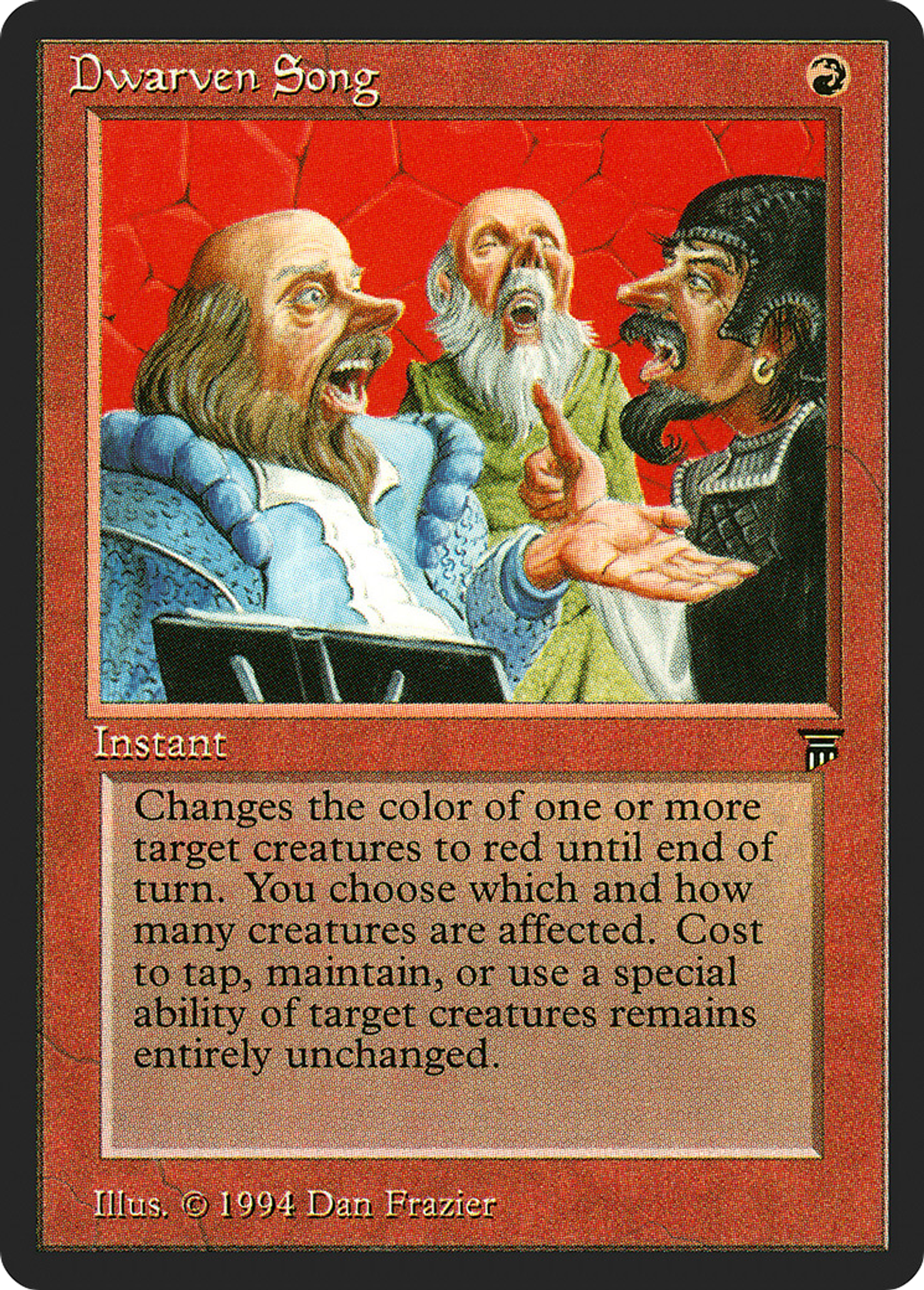 Dwarven Song — Legends — Magic: The Gathering