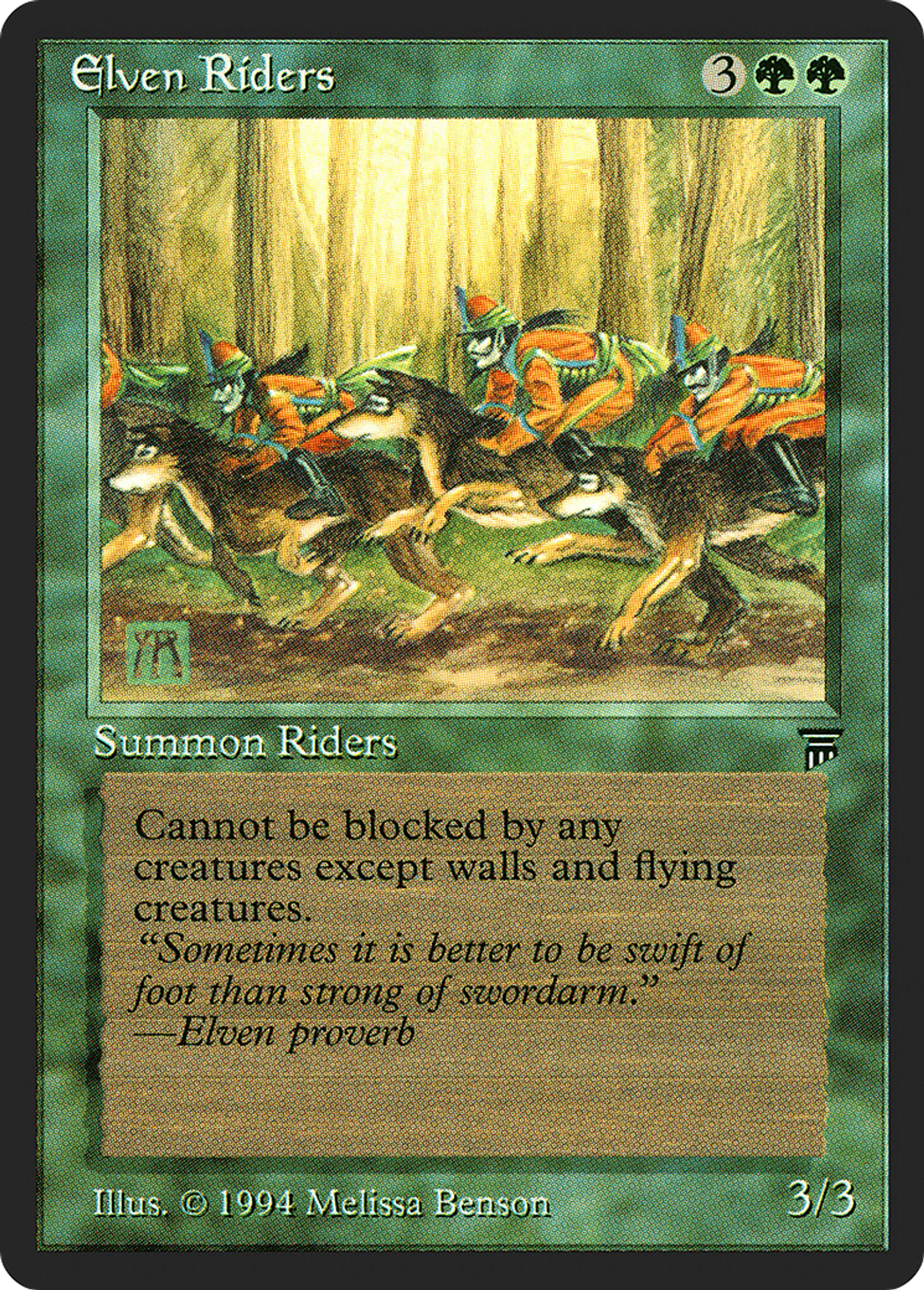Elven Riders — Legends — Magic: The Gathering