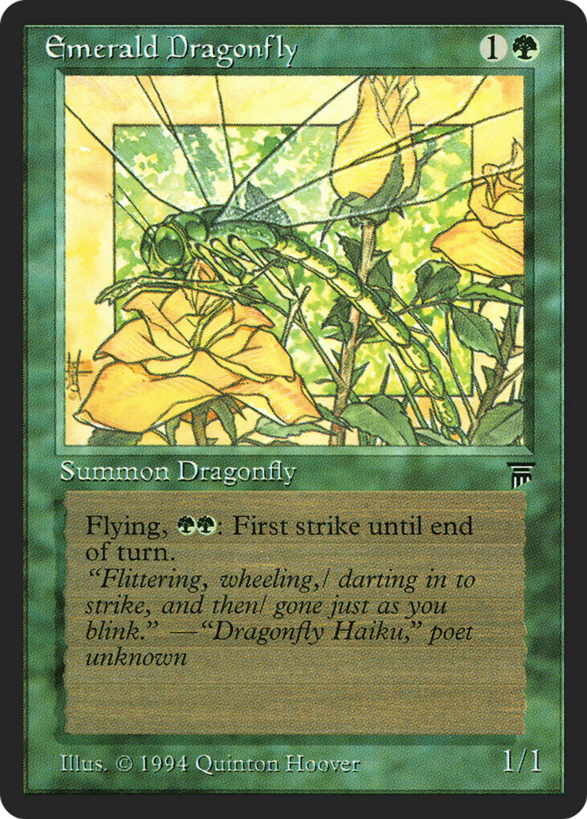 Emerald Dragonfly — Legends — Magic: The Gathering