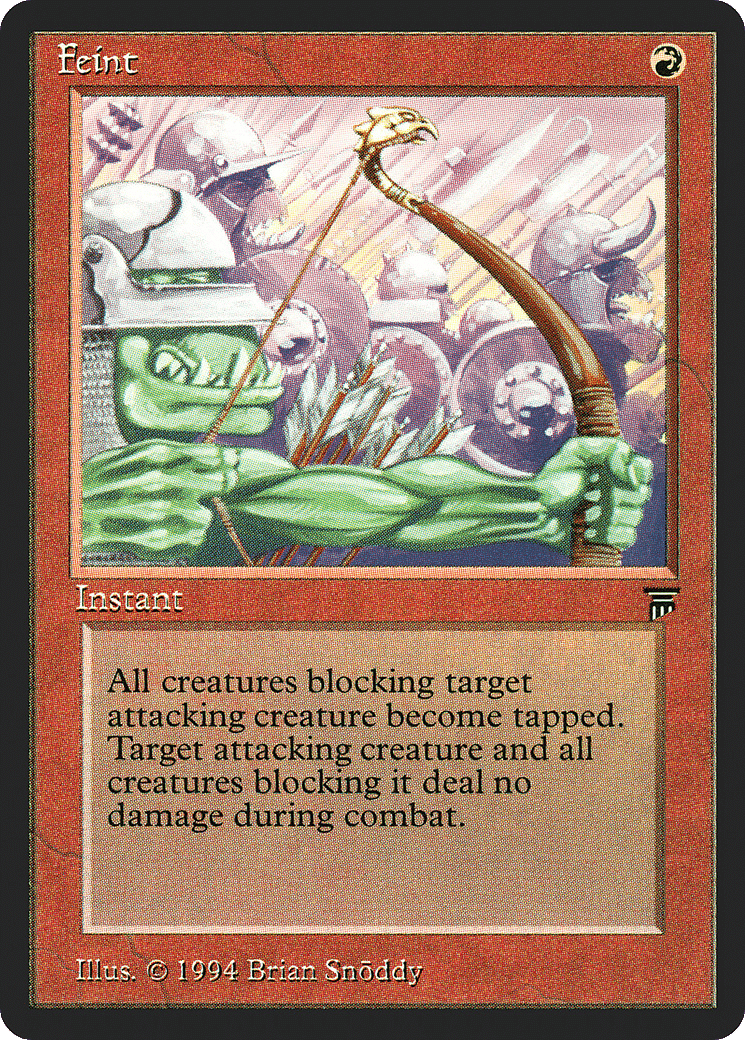 Feint — Legends — Magic: The Gathering