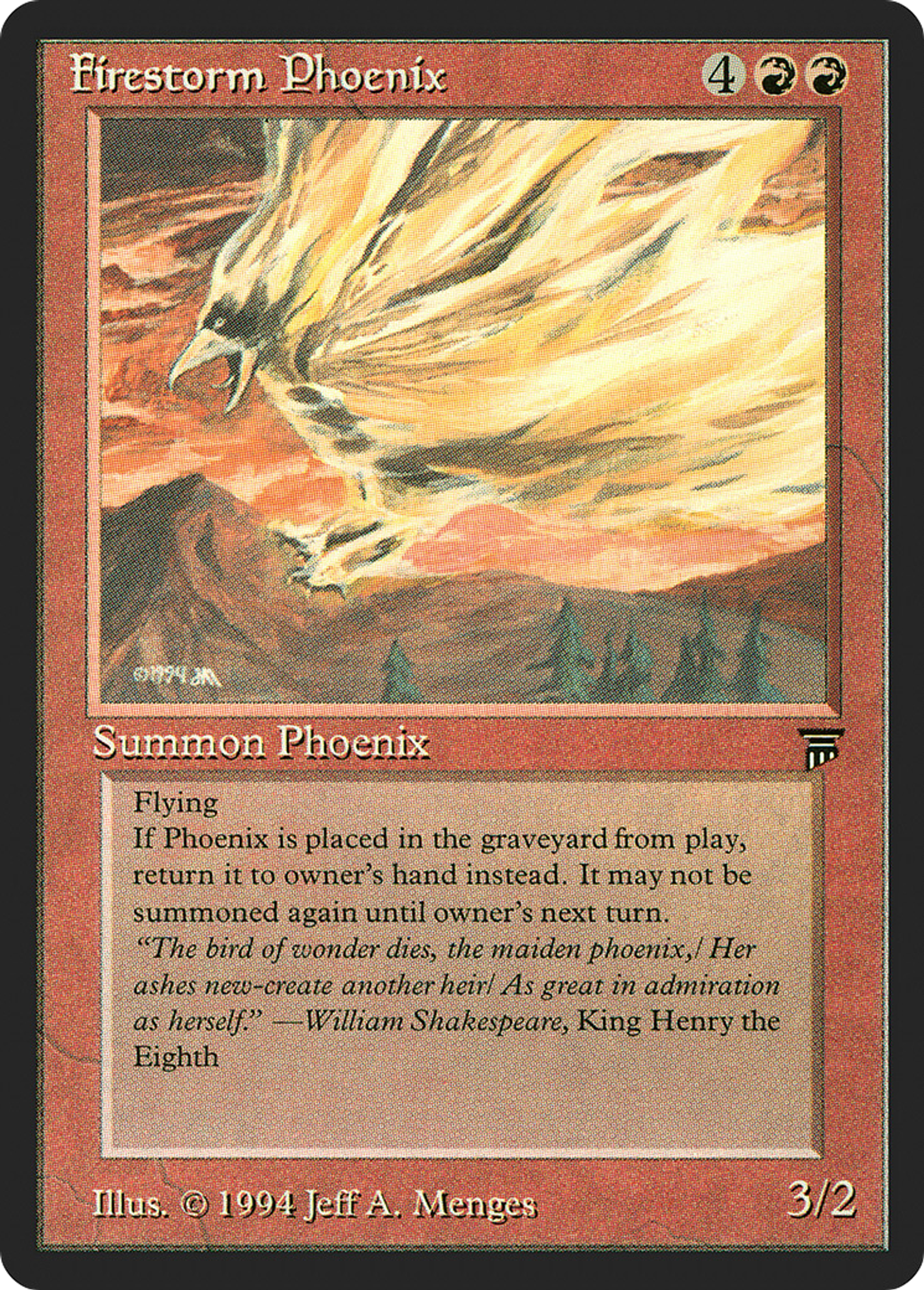 Firestorm Phoenix — Legends — Magic: The Gathering