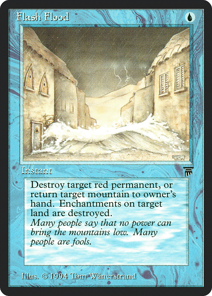 Flash Flood — Legends — Magic: The Gathering
