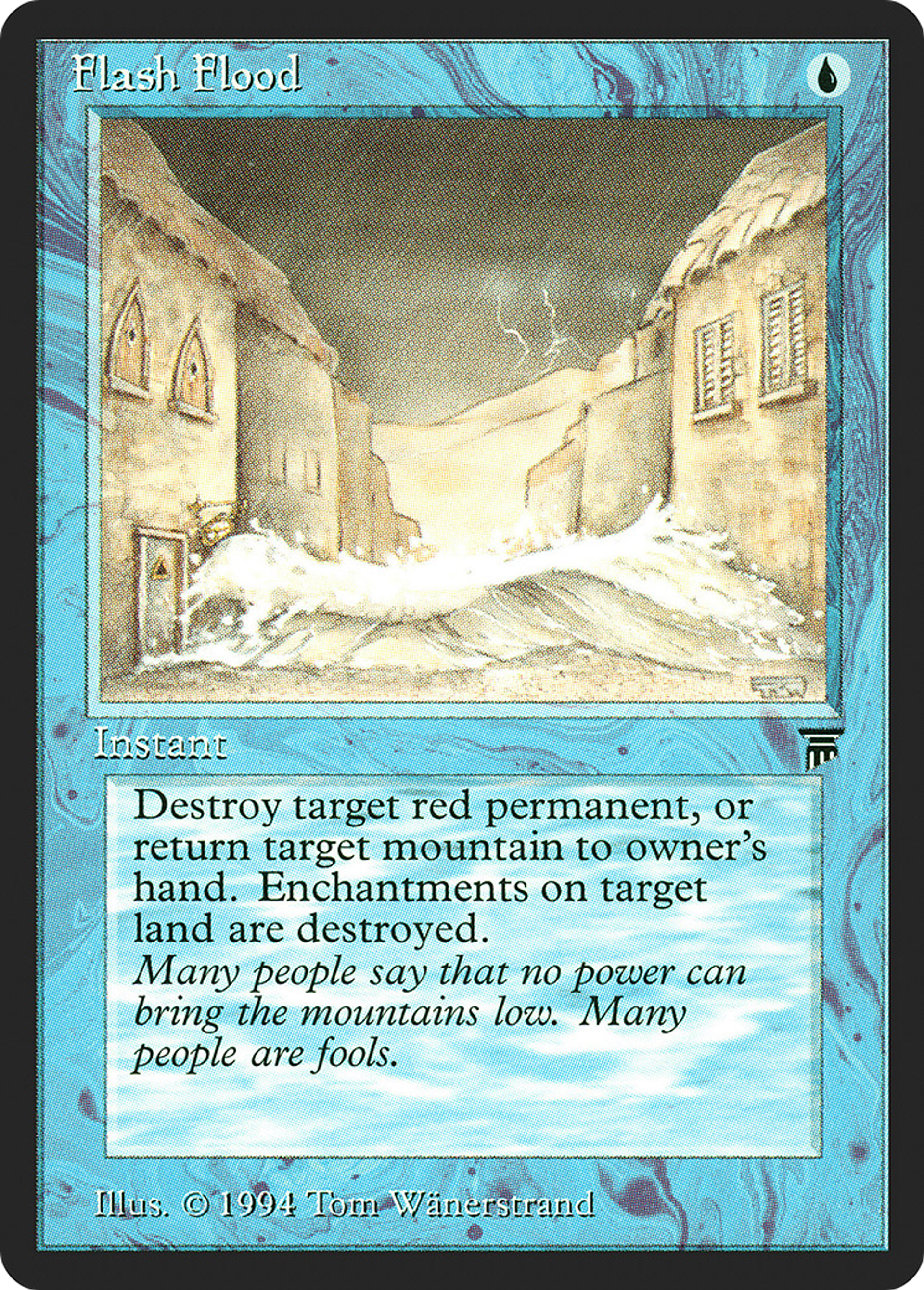 Flash Flood — Legends — Magic: The Gathering