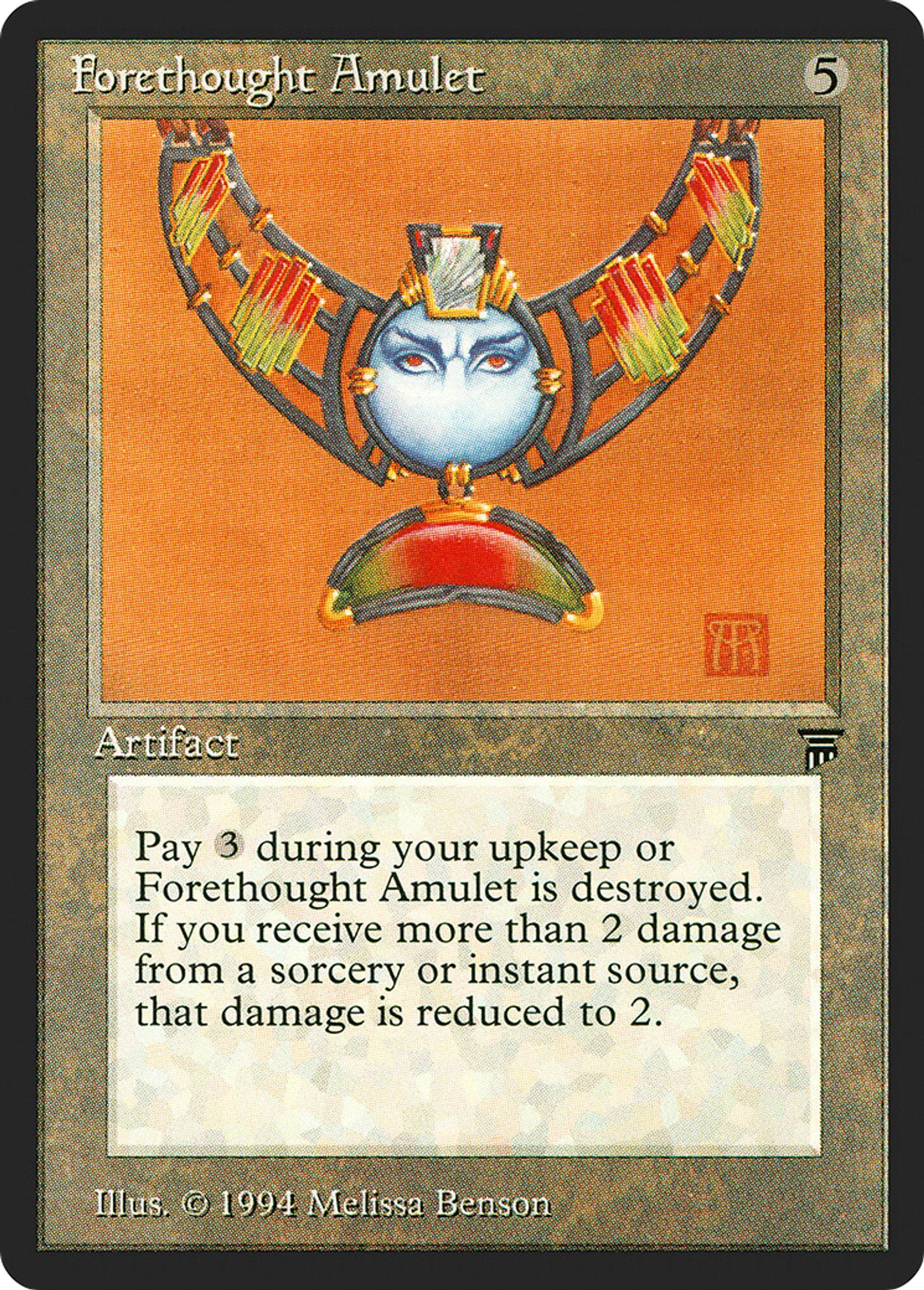 Forethought Amulet — Legends — Magic: The Gathering