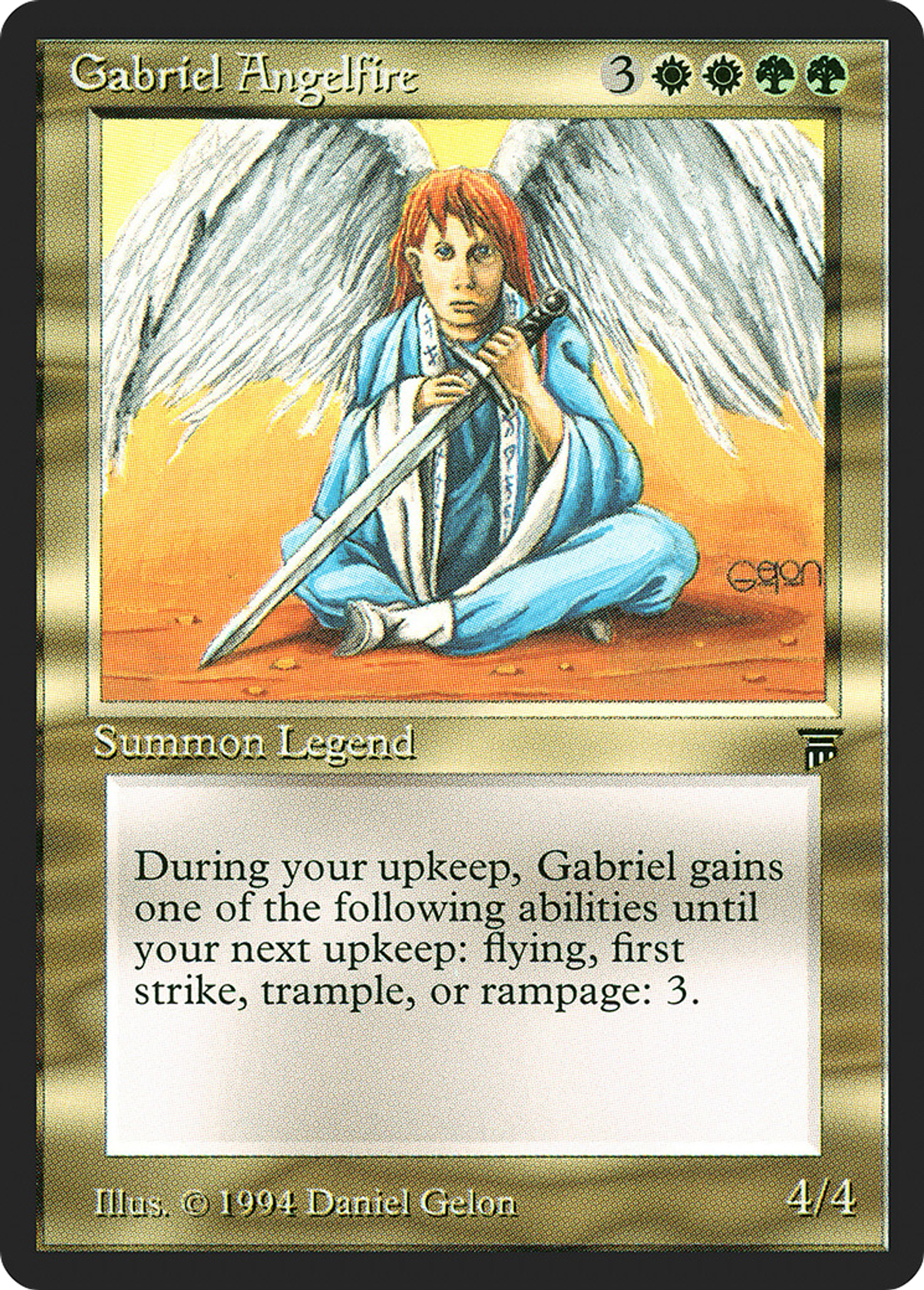 Gabriel Angelfire — Legends — Magic: The Gathering