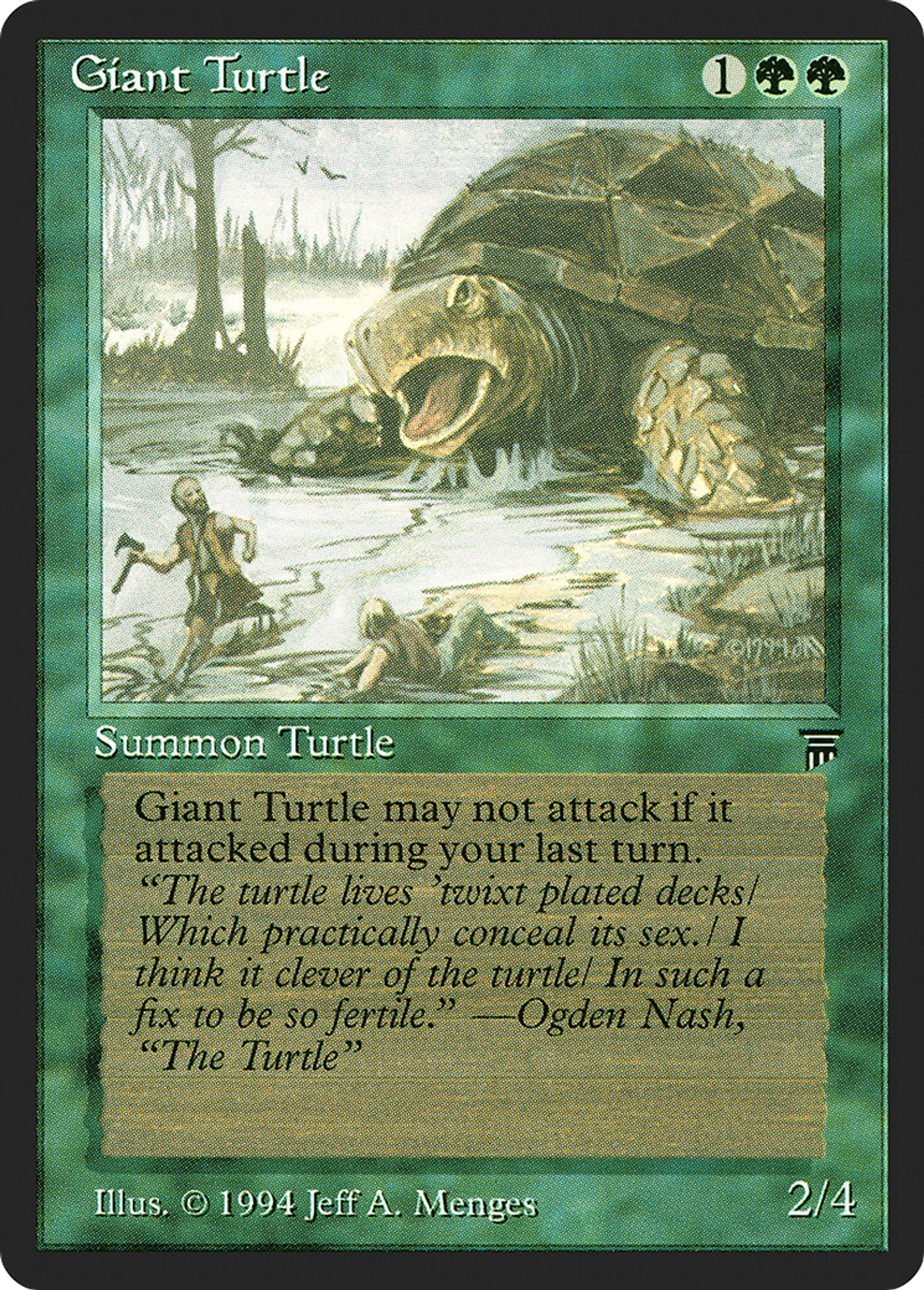 Giant Turtle — Legends — Magic: The Gathering