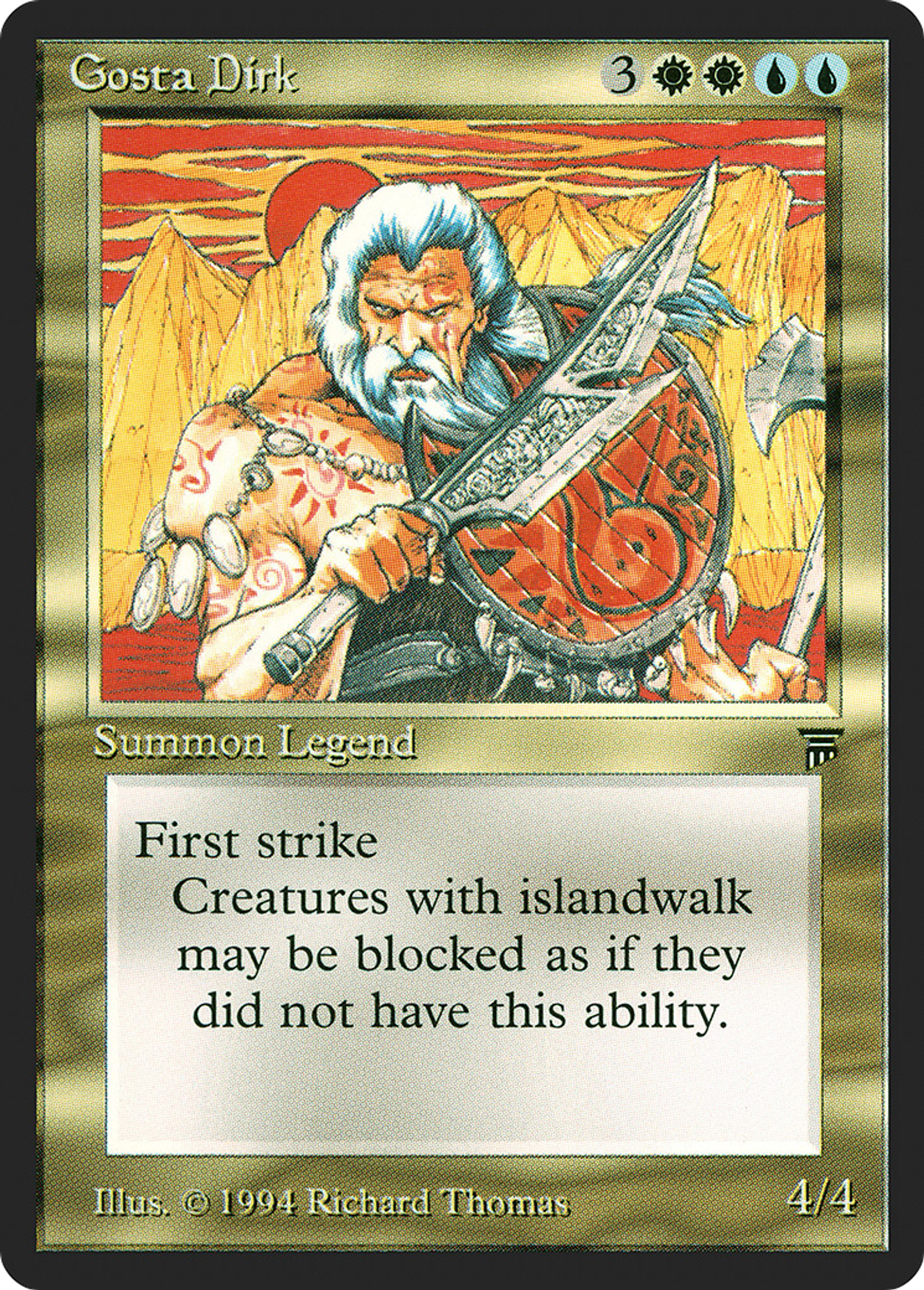 Gosta Dirk — Legends — Magic: The Gathering