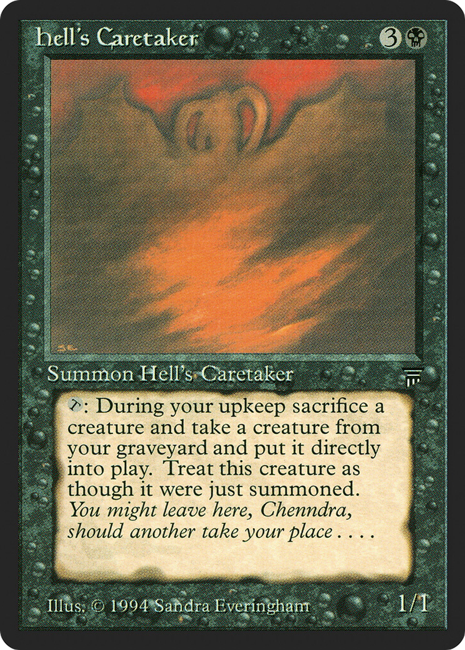Hell's Caretaker — Legends — Magic: The Gathering